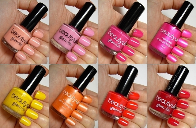Beauty UK Nail Polish Swatches