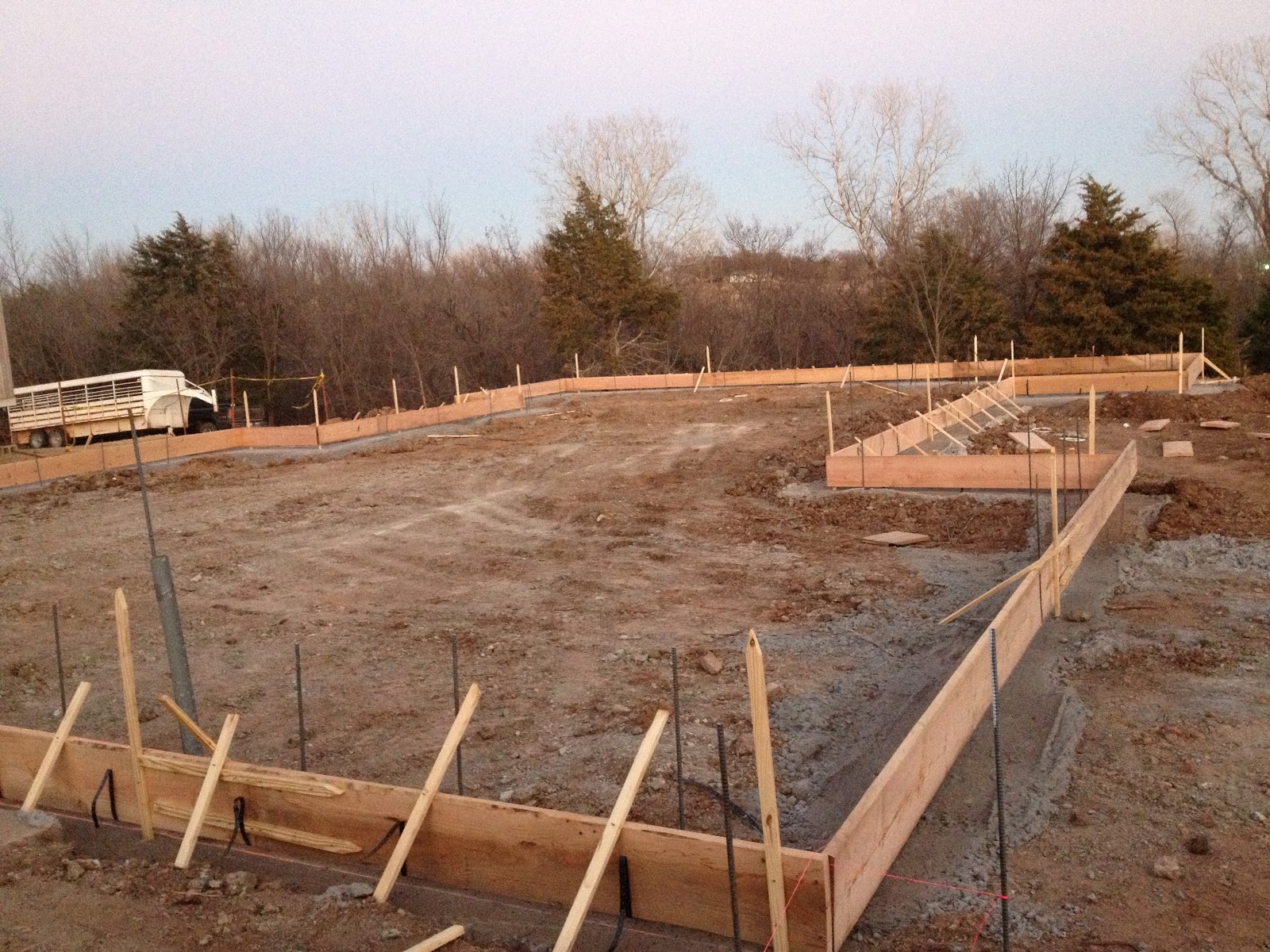 A Building We Shall Go! We Have Footings and Form Boards!