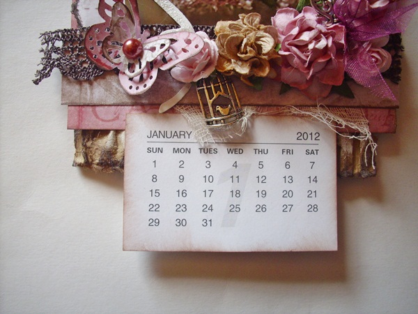 Mini Und Maxi Kalender In Vintage Fur 2012