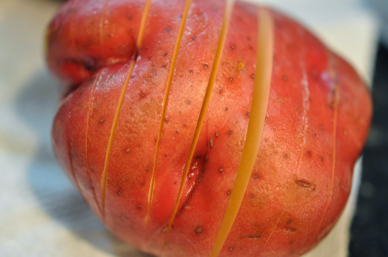 Life of a Wise Wife Healthy Hasselback Potatoes