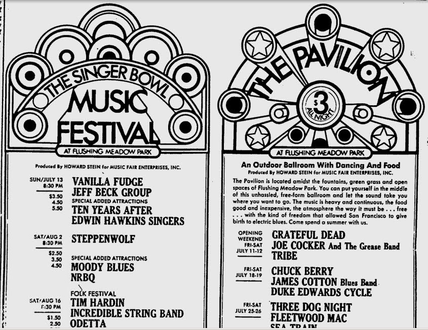 1969 Ads Revisited The Singer Bowl and the Pavilion