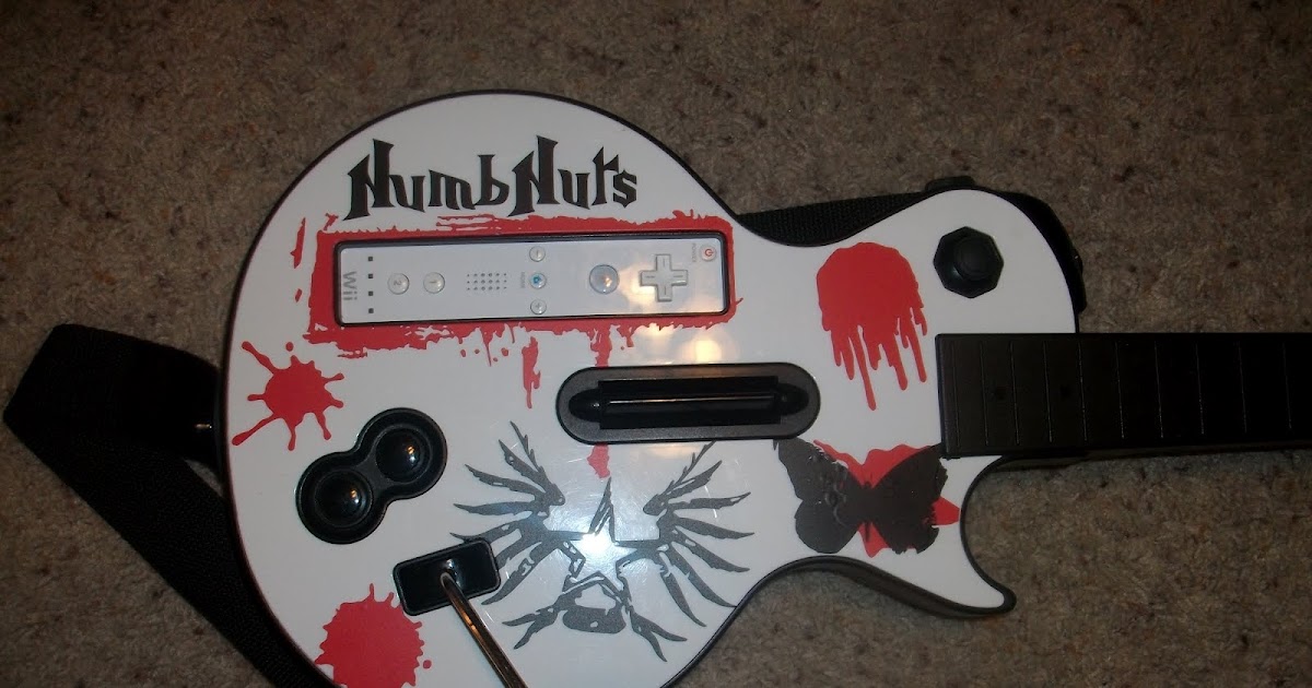 Vinyl Expressions Idea Guitar Hero guitar decals