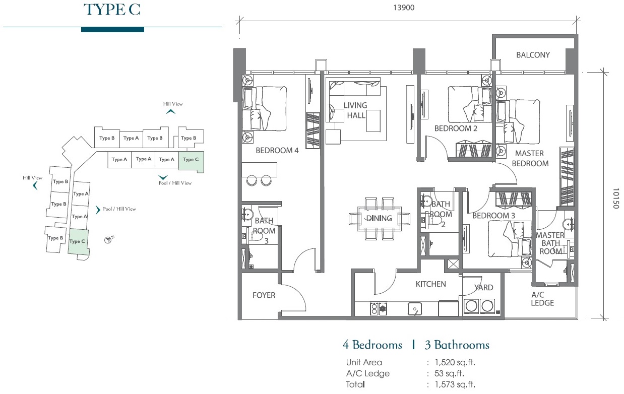 Eco Terraces Apartment Penang Com Inium Land Area 22 X 80 25 75 And Superlinked Villas 33 Semi D Developer Eco Terraces Development Sdn Bhd