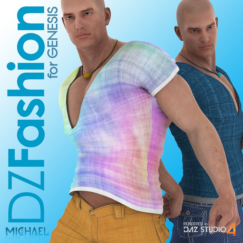 Daz Studio Clothing for Genesis DZ Fashion Set 1 for Genesis