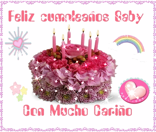 Resultado de imagen para feliz cumpleaños gabriela gif