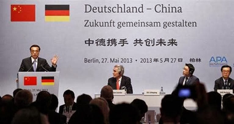 Συνεργασία Γερμανίας - Κίνας, Μάιος 2013