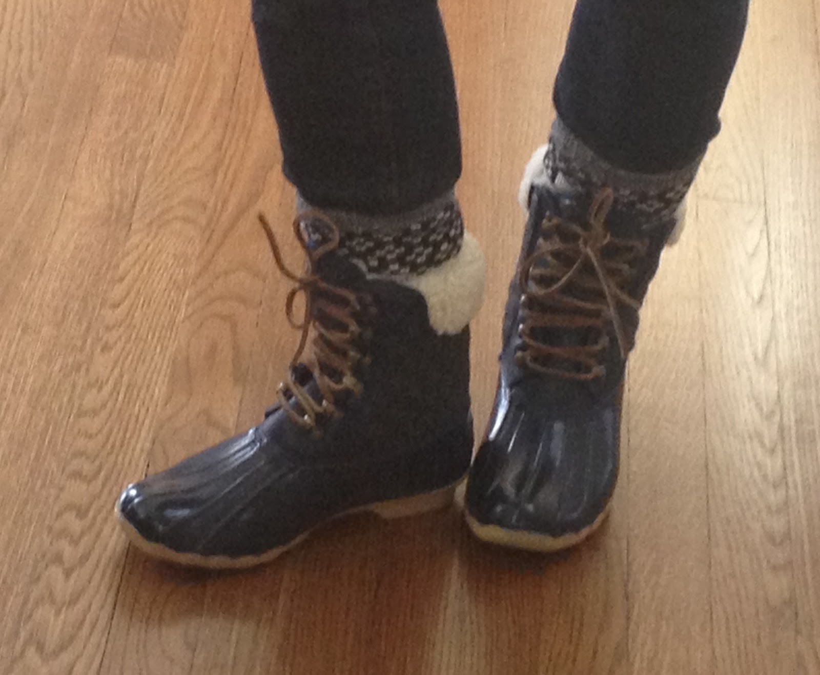 j crew sperry duck boots