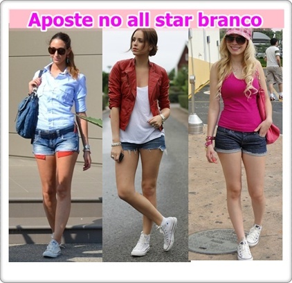 all star branco moda