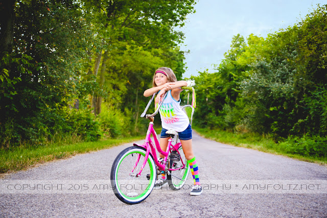 tween bicycle photoshoot