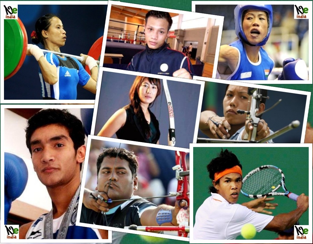 List of sports personalities from NorthEast India for 2012 London