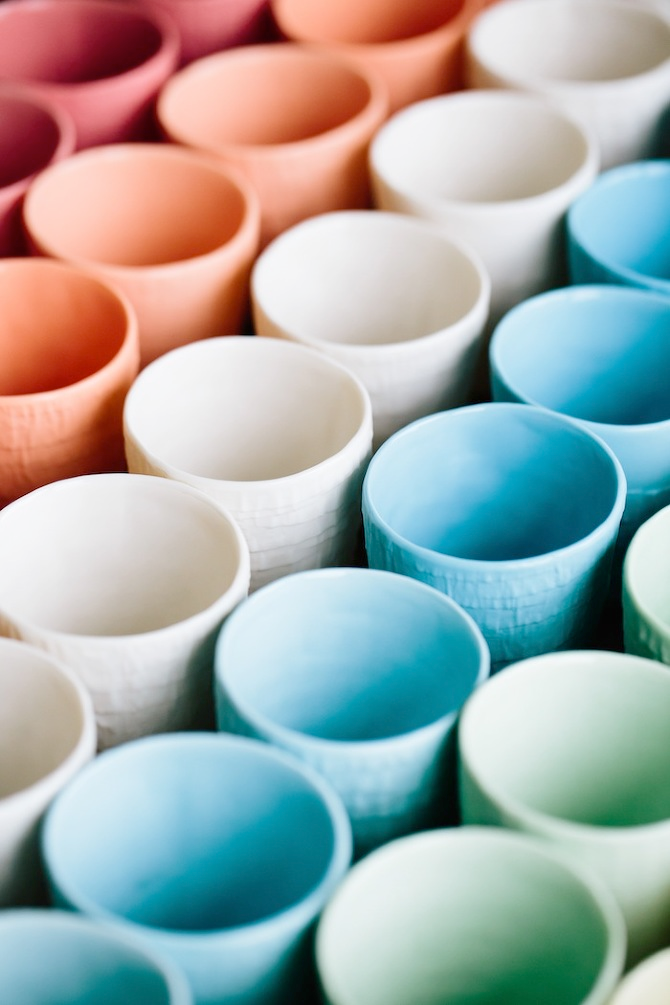 Beautiful handmade porcelain in colors 79 ideas