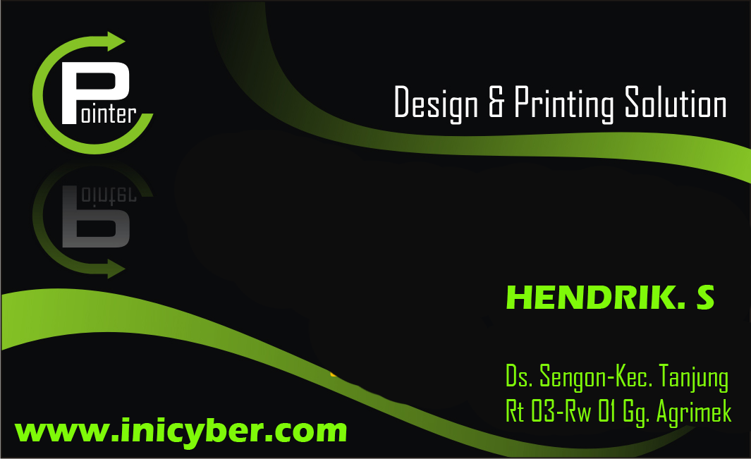 Sip Jhos Contoh Desain Kartu Nama