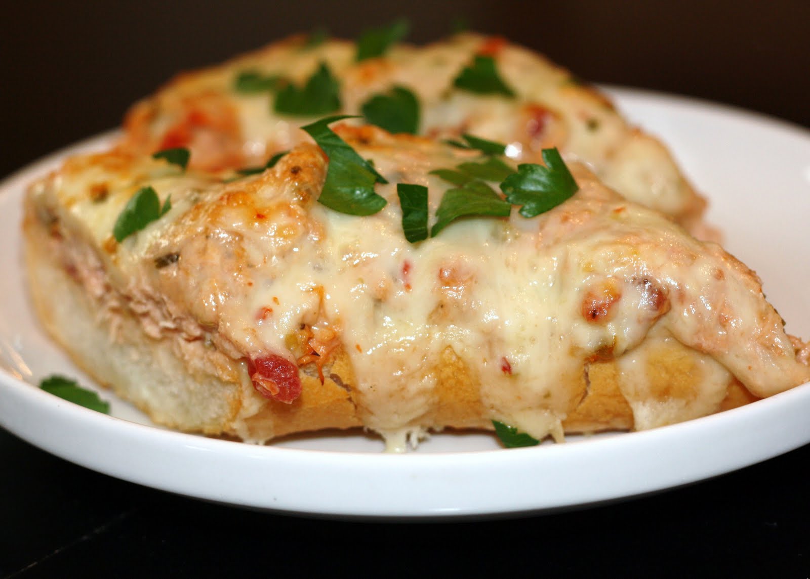 what's for dinner? spicy tuna melt with creamy salsa soup... 25 minutes