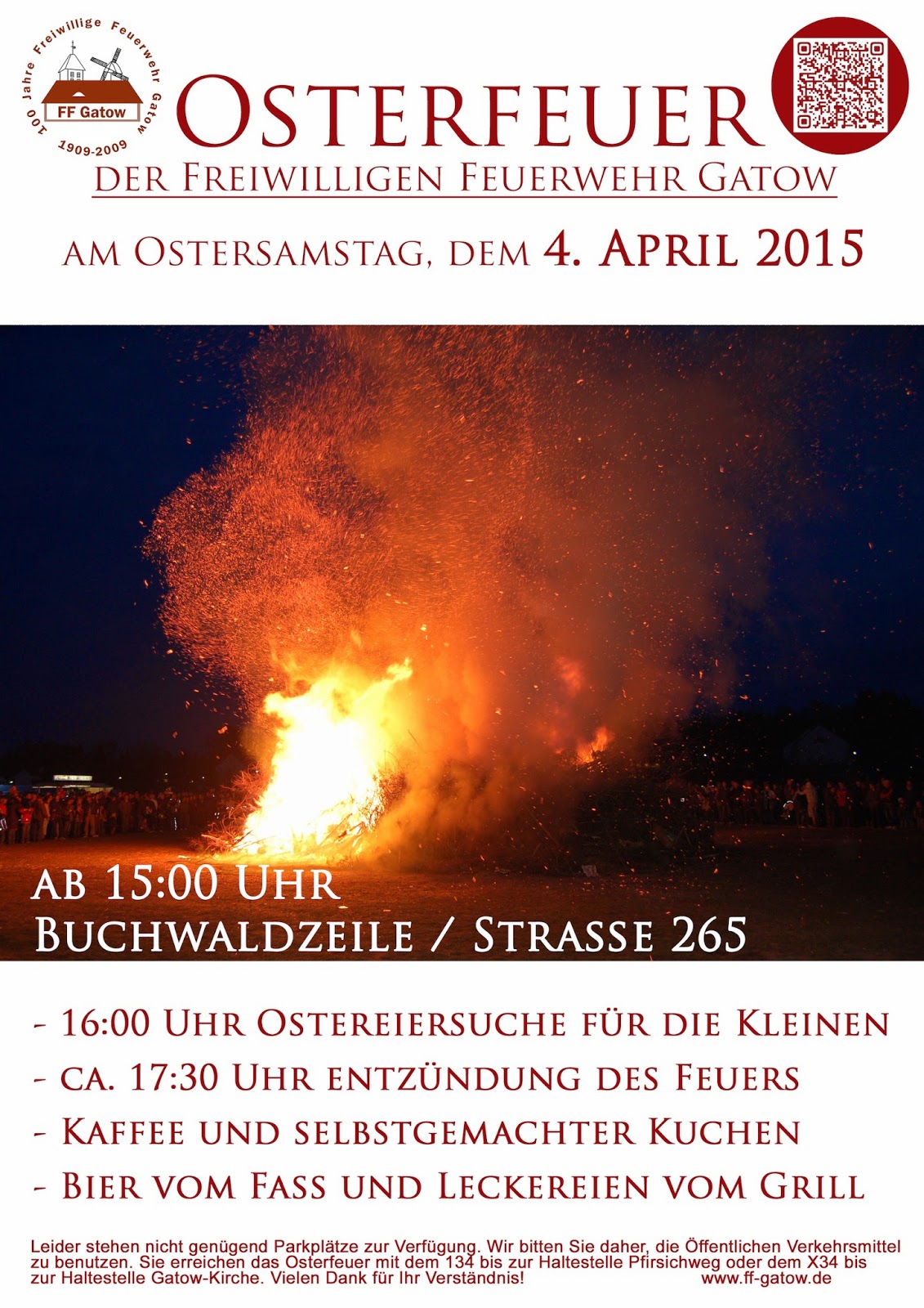 Osterfeuer Brennen Trotz Heftiger Regenschauer Gescherblog