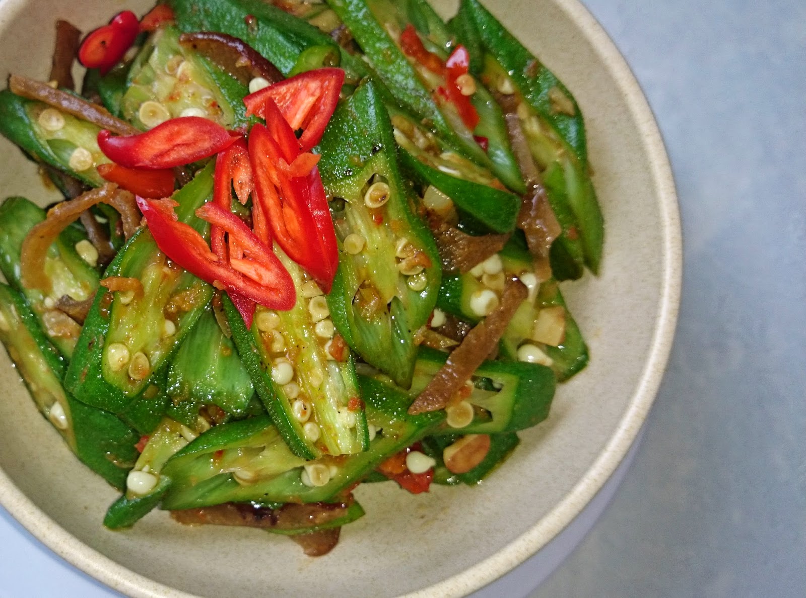 The Morning After FRIED ASSAM LADY'S FINGER