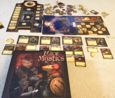 Mice and Mystics game in play
