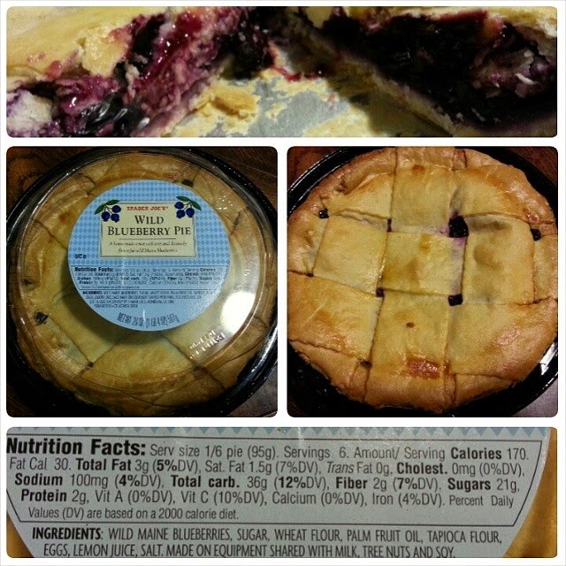 Shannon�s Lightening the Load Trader Joe�s Wild Blueberry Pie