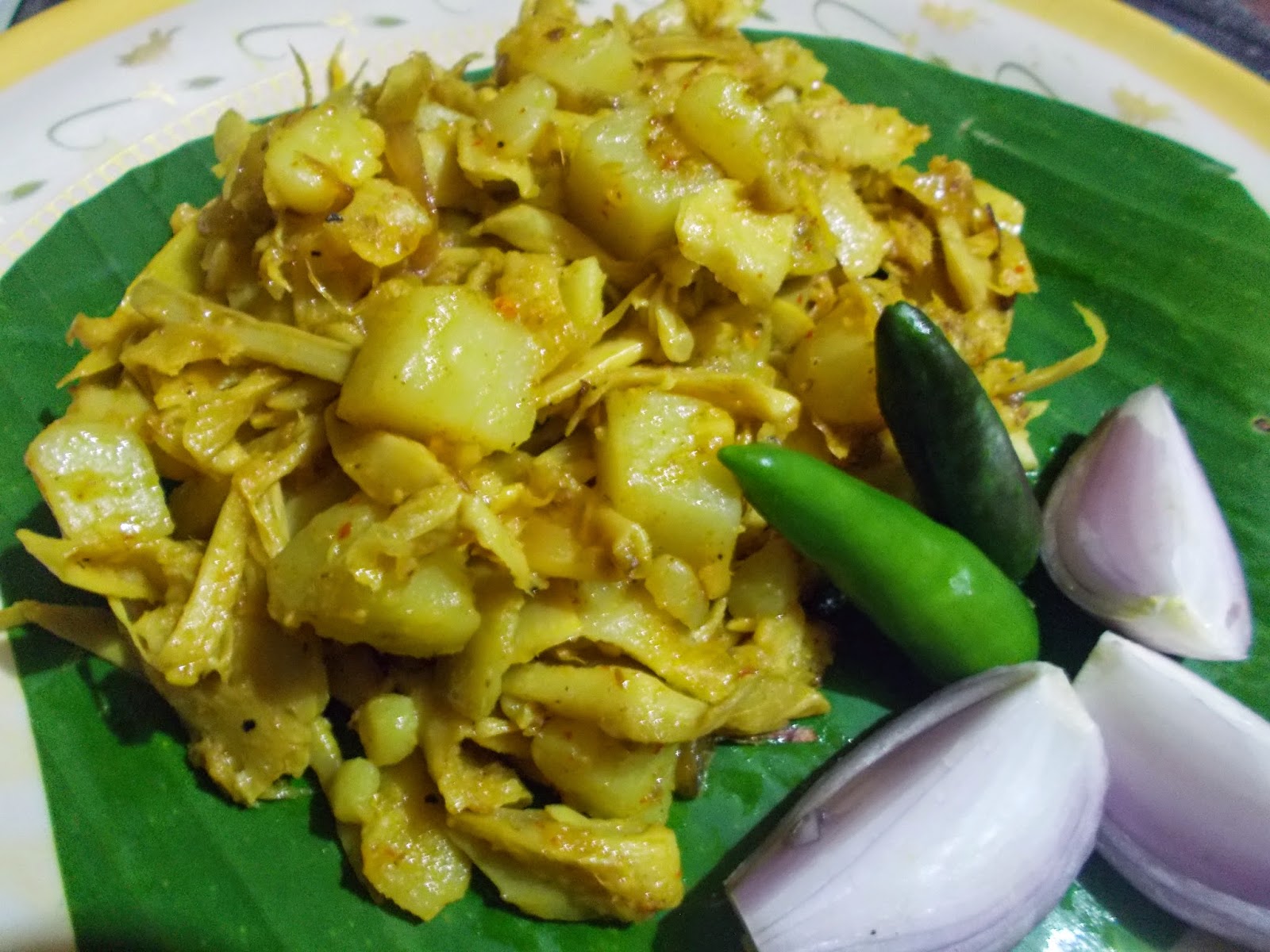 Manipuri side dishes and popular snacks Soibum Kanghou (Fermented