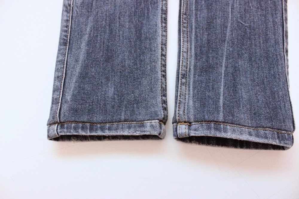 How to professionally hem your jeans (in about 15 minutes)! Anna