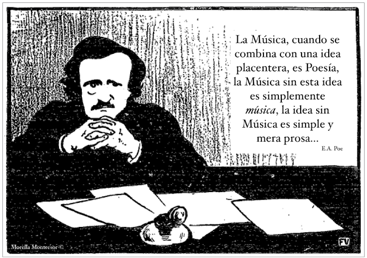 Edgar A. Poe: Carta al Sr. B--- (fragmento) Imagen: Autor desconocido.