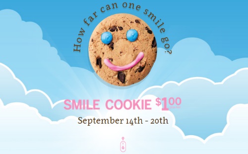 Tim Hortons Smile Cookies $1