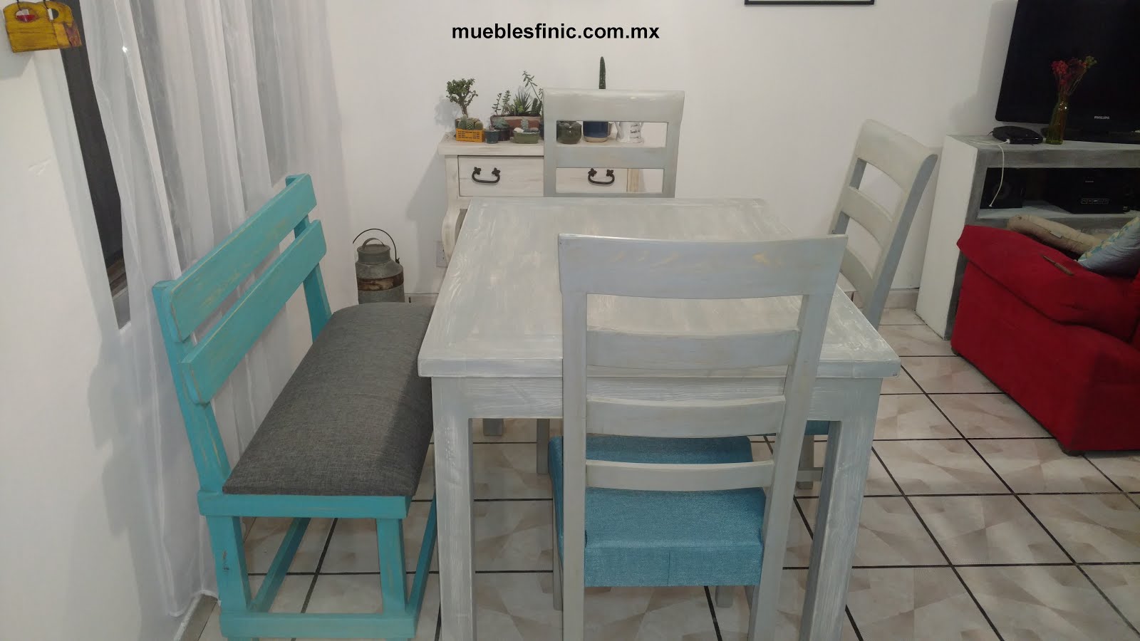 antecomedor gris 3banca