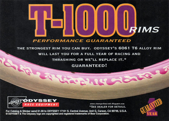 odyssey t1000 bmx rims