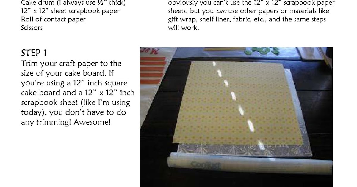 Peggy Does Cake. Tutorial How to Cover a Square Cake Drum with