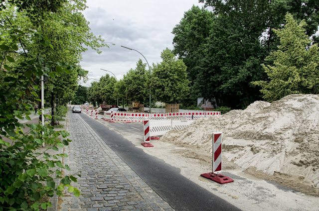 Baustelle Neubau Regenwasserkanal, Fasanenstraße / Hardenbergstraße, 10623 Berlin, 24.06.2013