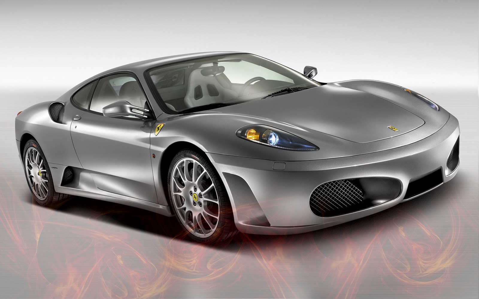 Grey Ferrari F430 Modena HD Wallpaper The Wallpaper Database
