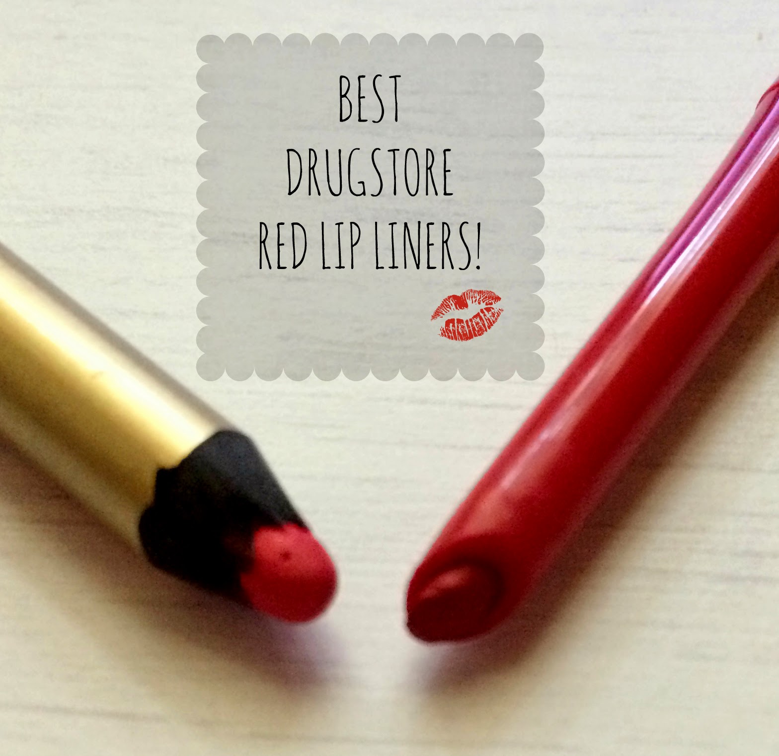BEST Drugstore RED Lip Liners REVIEW! / Dairy of Pooja