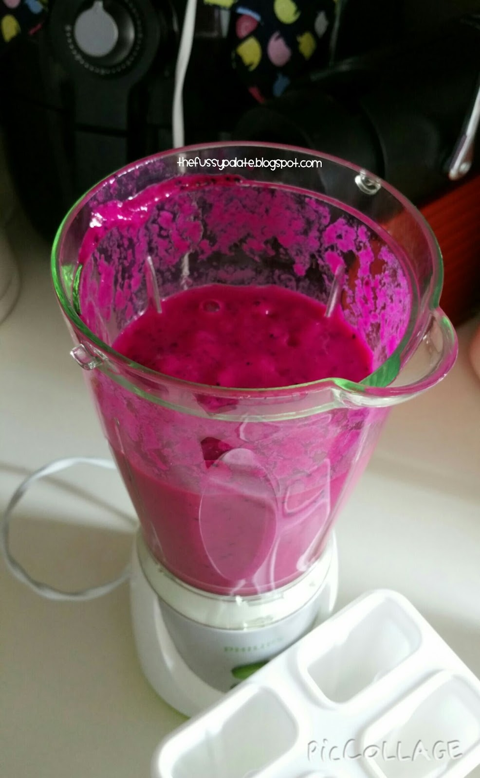 The Fussy Palate Dragonfruit & Vanilla Greek Yoghurt Popsicles