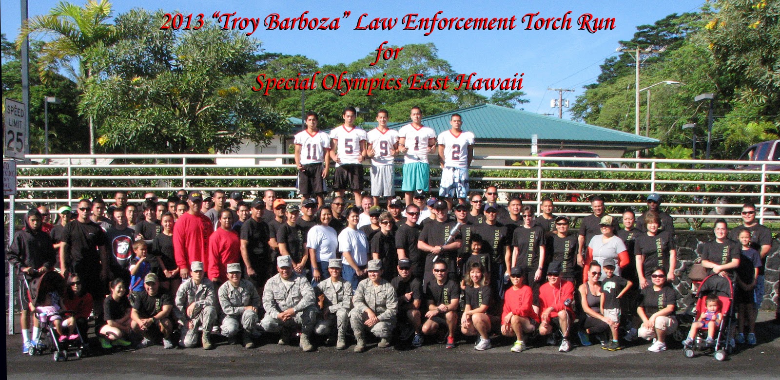 Special Olympics East Hawaii 2013 Troy Barboza Law Enforcement Torch