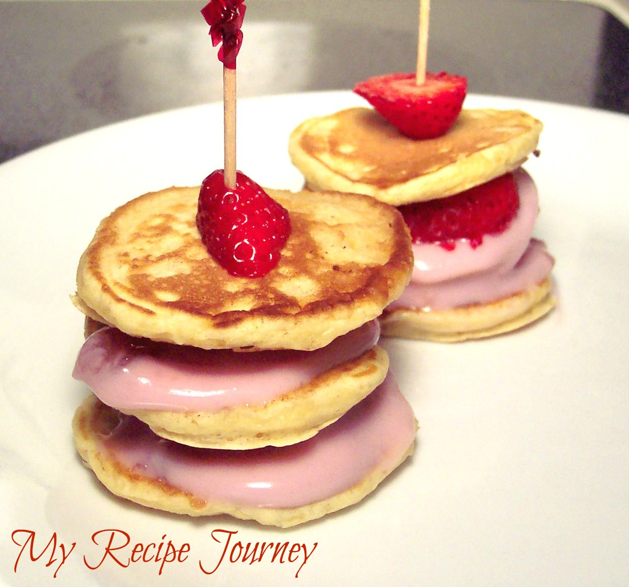 My Recipe Journey Apple Pancake Rings and Mini Pancake Stacks