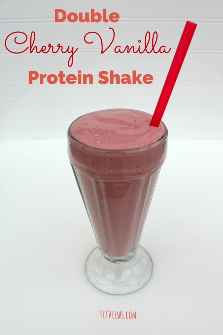 FitViews Double Cherry Vanilla Protein Shake Recipe