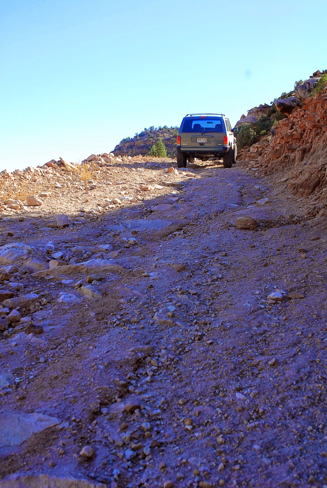 Carl's Jeeping Trips Dry Mesa Jeep Road