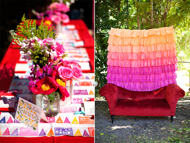 A fiesta style bridal shower is a fun and festive way to celebrate your upcoming wedding. You'll love the inspiration from this guest feature.