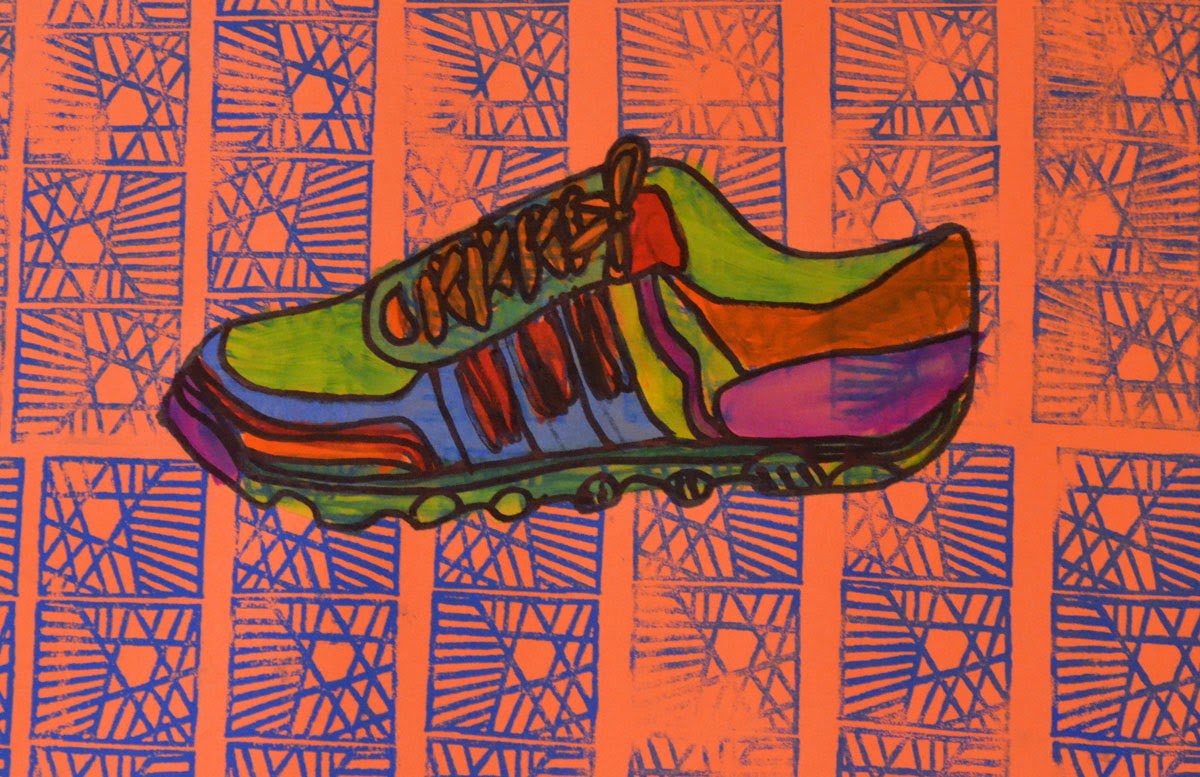 Expedition Art 5th Grade Pop Art Shoe Project