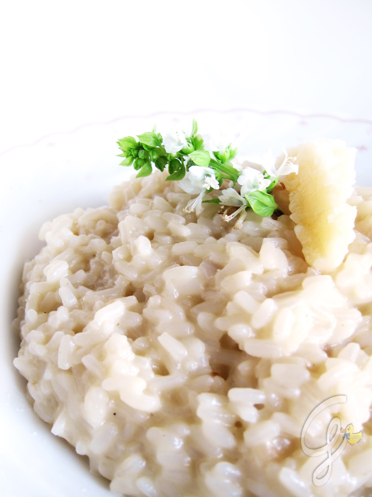 Gialla tra i fornelli Cena in Bianco di Torino risotto al Parmigiano