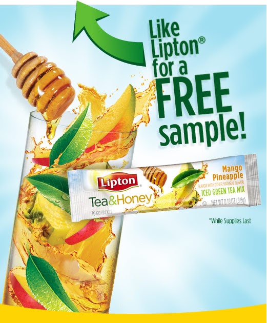 FREE IS MY LIFE FREE Sample of Lipton Tea & Honey Mango Pineapple for