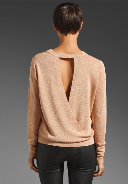 jadato open back sweaters