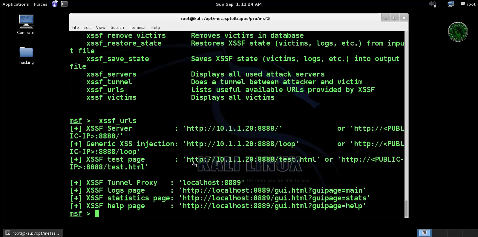 How To Use XSSF in Kali Linux binary hackers