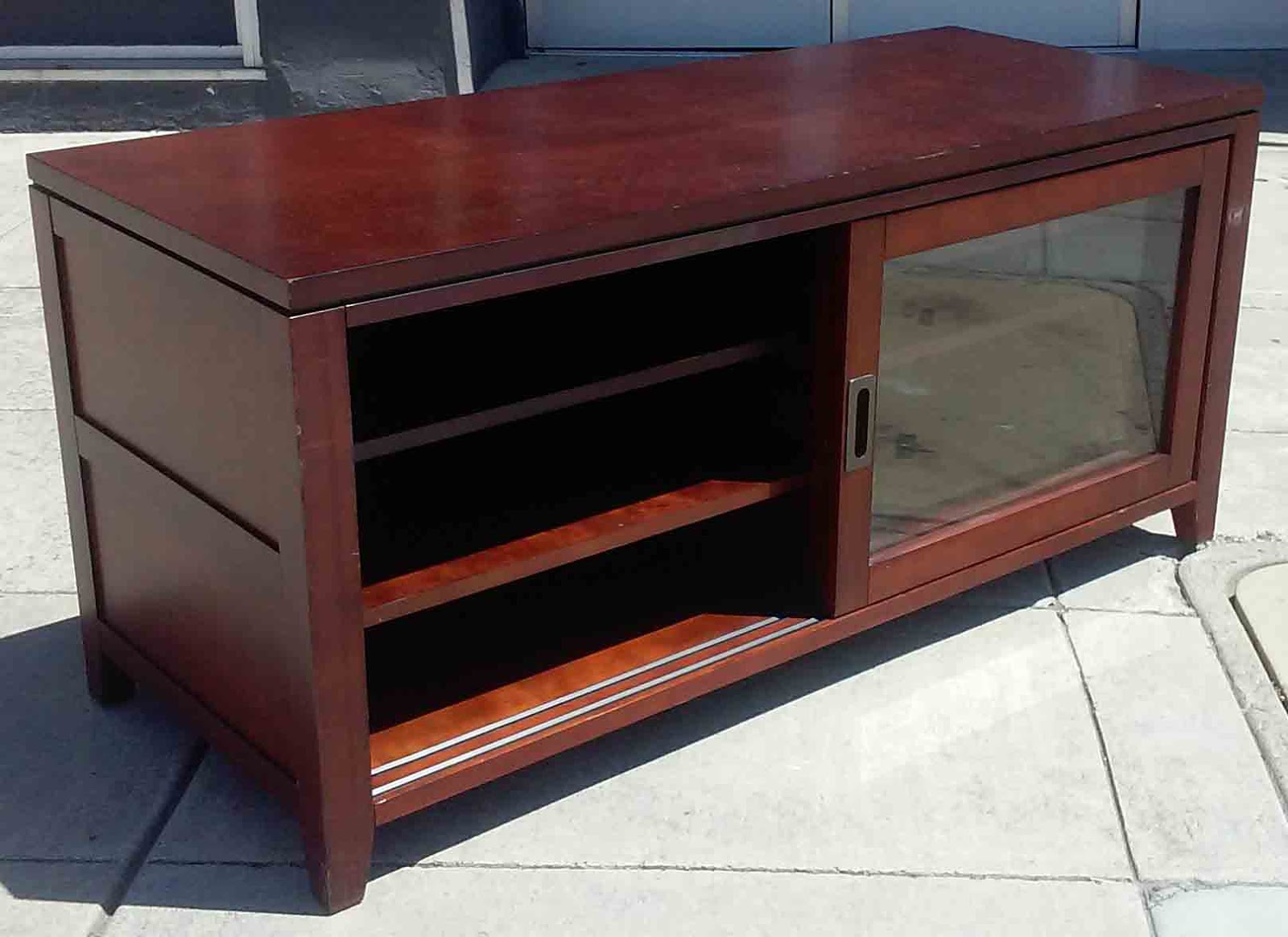 UHURU FURNITURE & COLLECTIBLES SOLD Crate & Barrel TV Stand 95