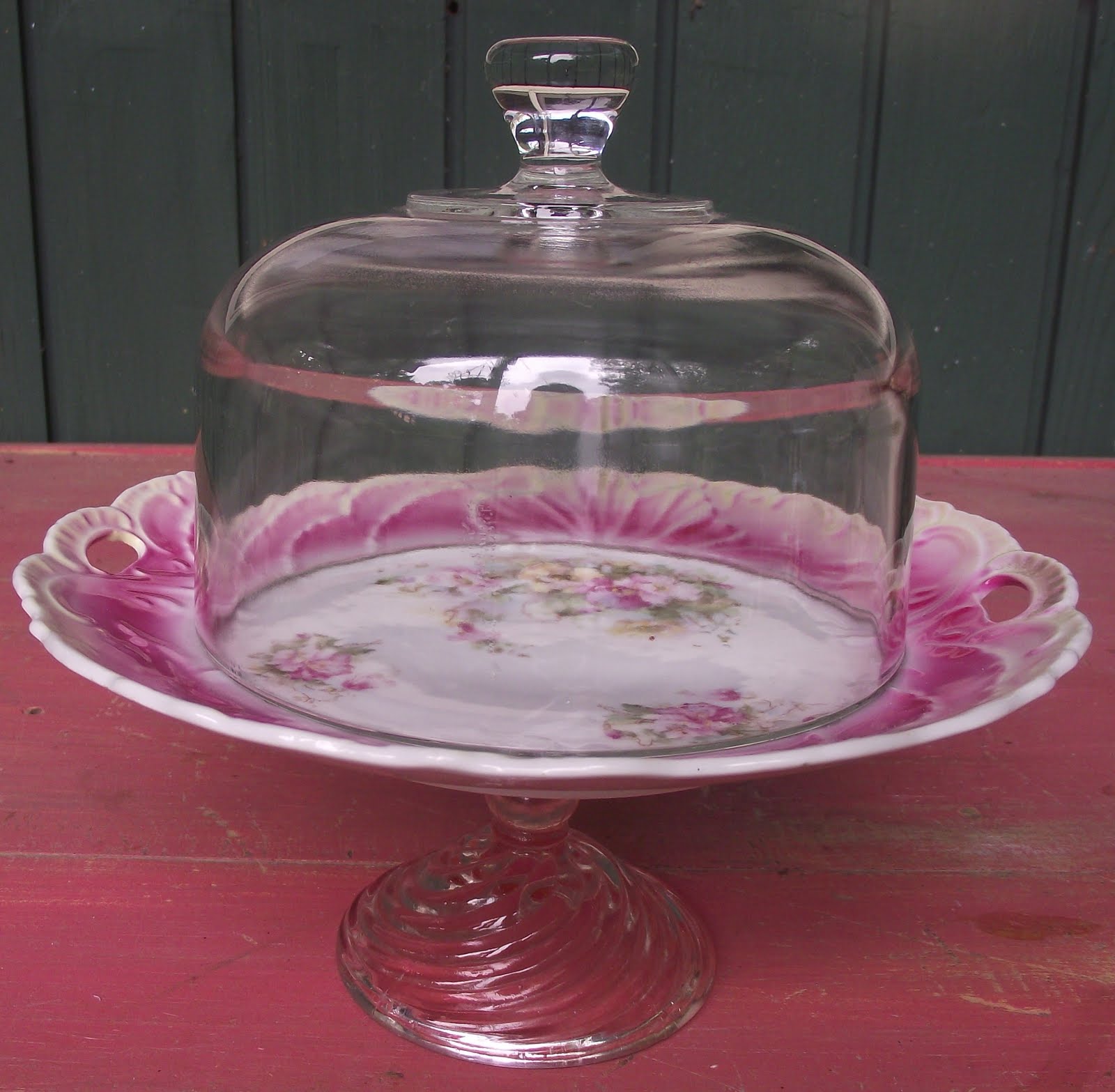 Serendipity Chic Design Shabby chic dessert serving dish