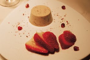 Panna cotta ai petali di rosa