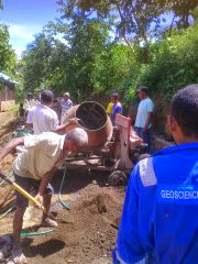 Kerja Bakti di Dusun Lewoblolon