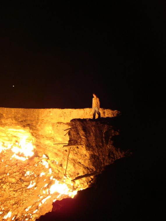 earth's geography Gates of hell in Turkmenistan