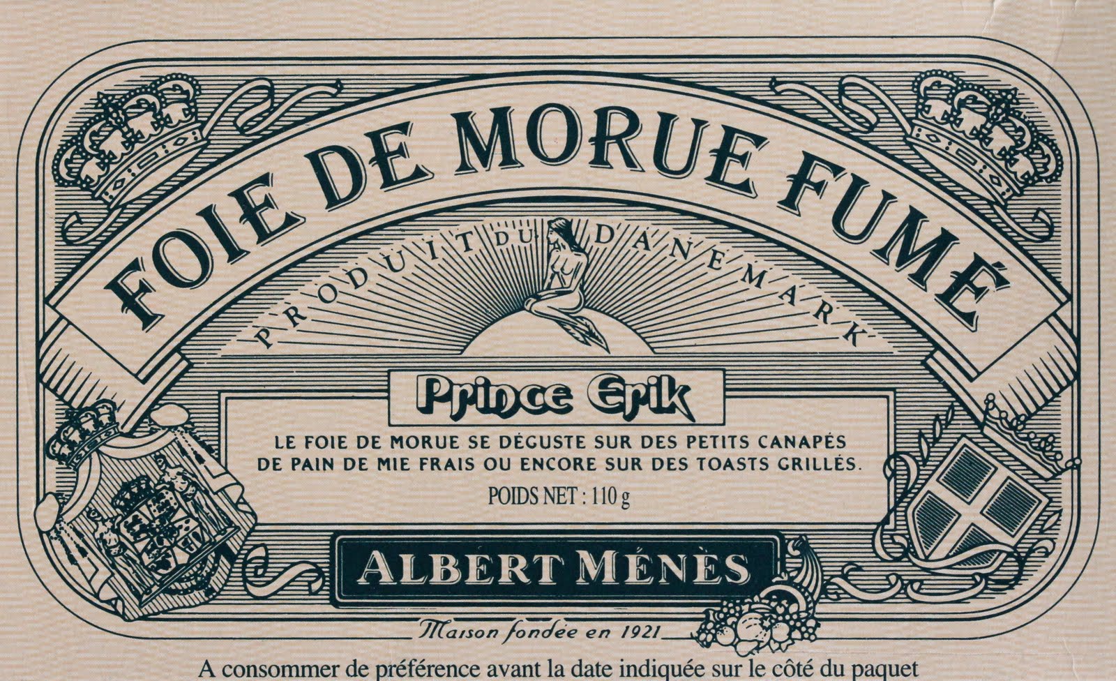 Wine, food and other pleasures Foie de morue fumé