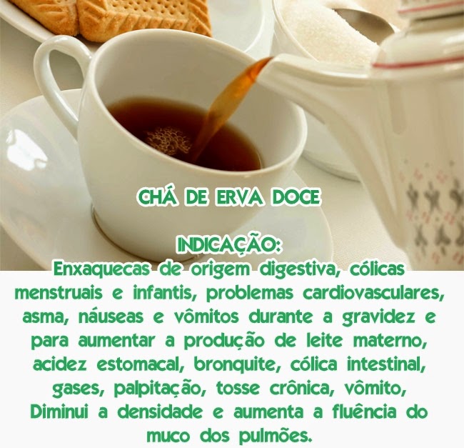 a cura Chá de Erva Doce