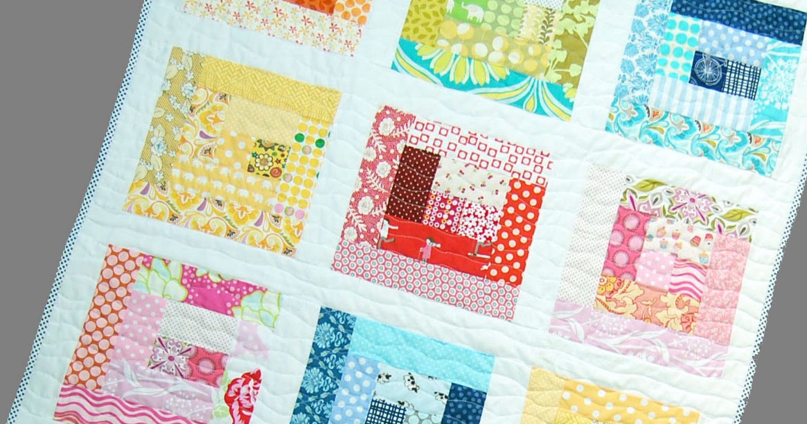 BLONDE DESIGN Rainbow Paintbox Quilt Finished